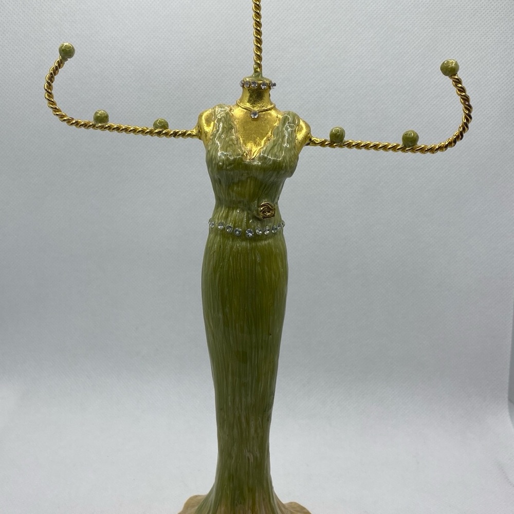 Elegant Green Earring/Jewelry Holder